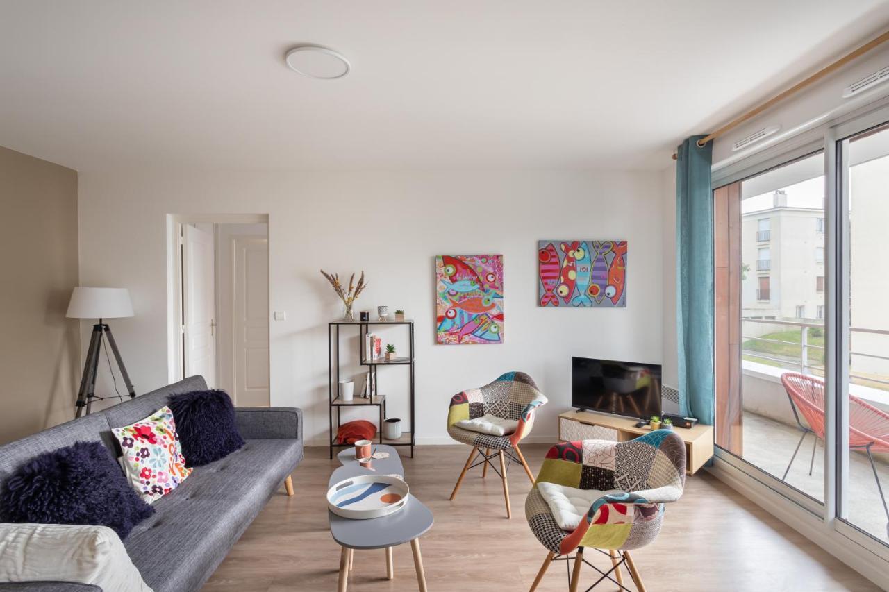 Bahibe - Balcon Et Parking Au Calme Proche Gare Apartment Rennes Ngoại thất bức ảnh