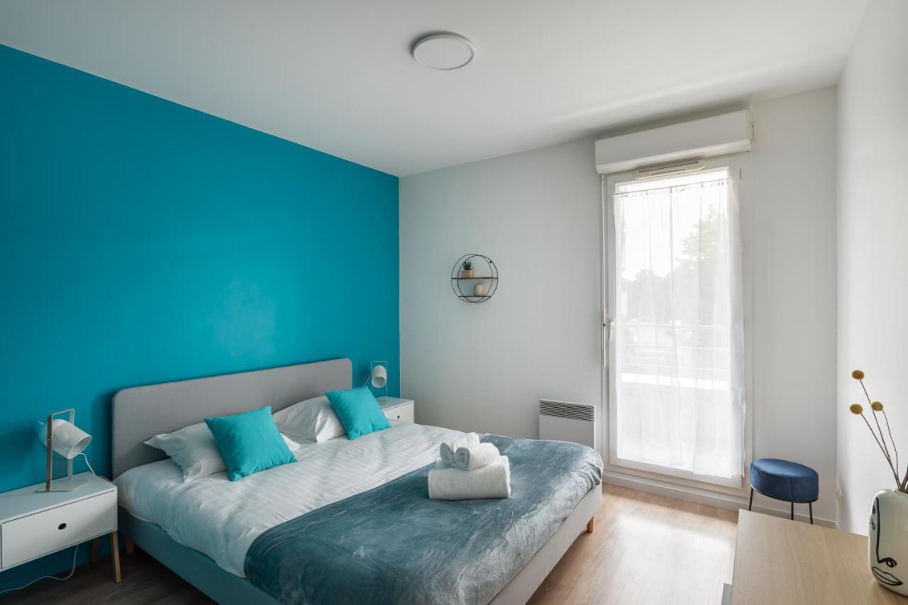 Bahibe - Balcon Et Parking Au Calme Proche Gare Apartment Rennes Ngoại thất bức ảnh