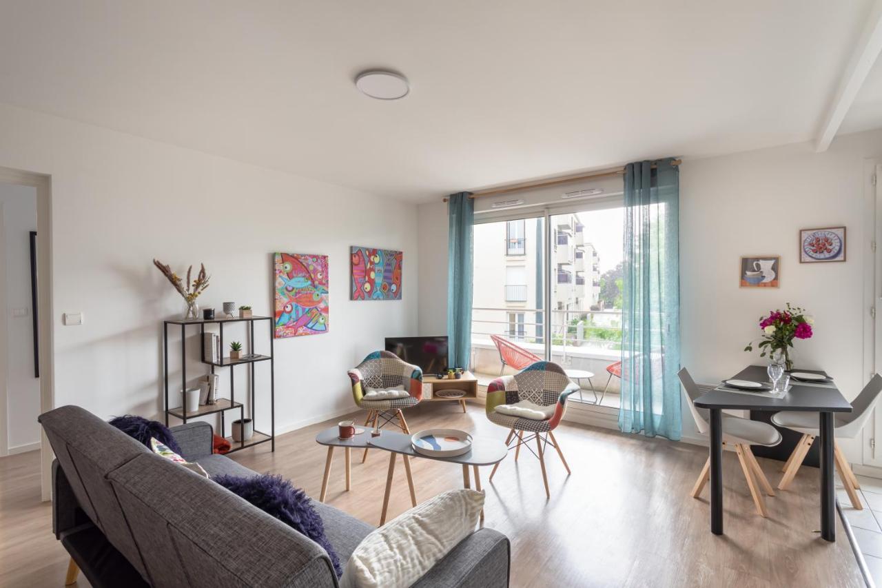 Bahibe - Balcon Et Parking Au Calme Proche Gare Apartment Rennes Ngoại thất bức ảnh