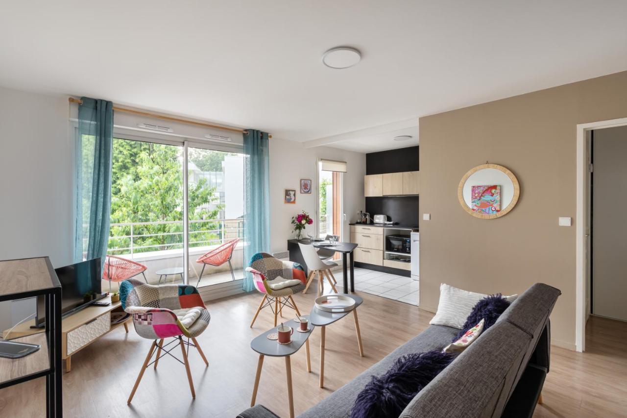 Bahibe - Balcon Et Parking Au Calme Proche Gare Apartment Rennes Ngoại thất bức ảnh